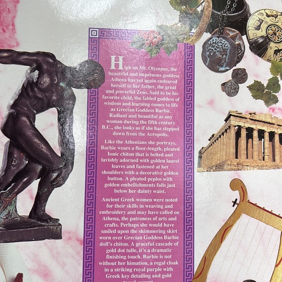 NRFB - Grecian Goddess Barbie Doll - From The Great Eras Collection a Volume 7 - Picture 6 of 14